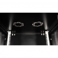 Шкаф 19" телекоммуникационный настенный, 12U 635x600х600 мм, дверь металл,черный